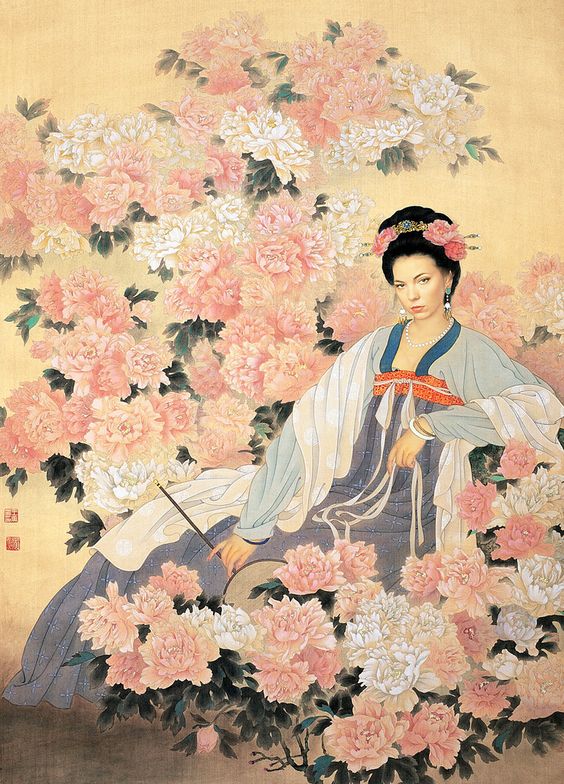 中式古典人物美女仕女图人物字画 (114)中式古典人物美女仕女图人物字画 (114)(1)