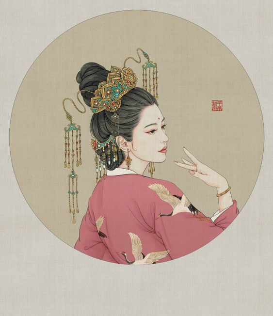 中式古典人物美女仕女图人物字画 (23)中式古典人物美女仕女图人物字画 (23)(1)