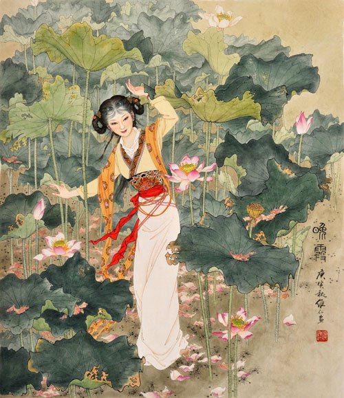 中式古典人物美女仕女图人物字画 (38)中式古典人物美女仕女图人物字画 (38)(1)