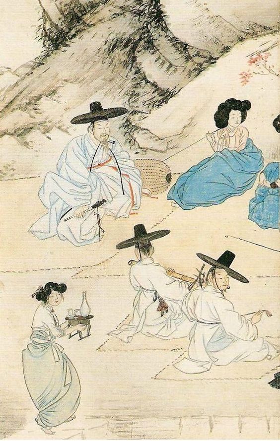 韩国朝鲜族韩式古典人物山水字画 (11)韩国朝鲜族韩式古典人物山水字画 (11)(1)